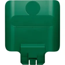 Rubbermaid RCP 2007908 Commercial Slim Jim Green Recycle Billboard - G