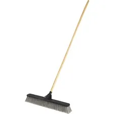 Rubbermaid RCP 2039998 Commercial Fine Pet Anti-twist Push Broom - 3 P