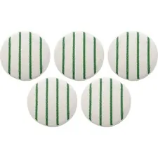 Rubbermaid RCP P26900CT Commercial Green Stripe Carpet Bonnet - 5carto