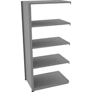TNN CA247636MGY | Tennsco Capstone Shelving 36W 5-shelf