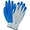 The Safety Zone Safety Zone Blue/Gray Coated Knit Gloves -