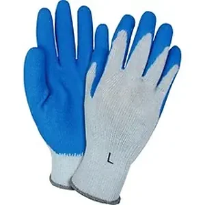 The Safety Zone Safety Zone Blue/Gray Coated Knit Gloves -