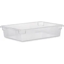 Rubbermaid RCP 3308CLECT Commercial 8-12 Gallon Clear Food Tote Box - 