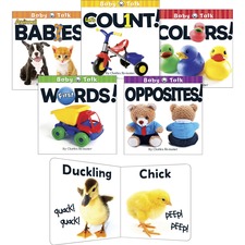 Carson CDP 418679 Rourke Educational Baby Talk Board Book Set Printed 