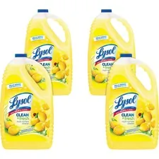 Reckitt RAC 77617CT Lysol Cleanfresh Lemon Cleaner - Liquid - 144 Fl O