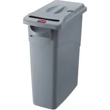 Rubbermaid RCP 9W15LGYCT Commercial Slim Jim Confidential Secure Conta