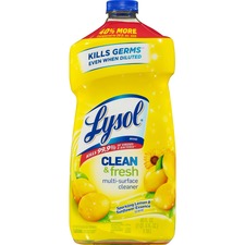 Reckitt RAC 78626 Lysol Cleanfresh Lemon Cleaner - 40 Fl Oz (1.3 Quart