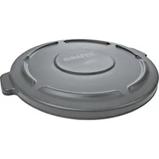 Rubbermaid RCP 263100GYCT Commercial Brute 32g Container Flat Lid - Fl