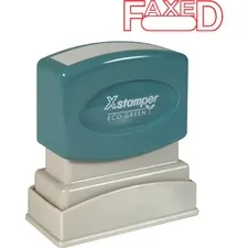 Shachihata XST 1350 Xstamper Faxed Title Stamps - Message Stamp - Faxe