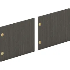 Hon HON LDR72LMLS1 Hon Mod Laminate Doors - 72w - Finish: Slate Teak L