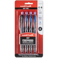 Uniball UBC 45532PP Uni-ball 207 0.7mm Gel Pens - Medium Pen Point - 0