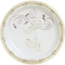 Solo SCC MP9RJ8001 Solo Symphony Medium-weight 8.5 Paper Plates - - Pa