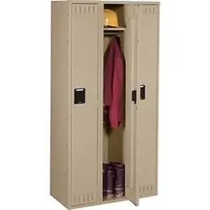 Tennsco Tennsco Single-Tier 3-Wide Steel Lockers - Overall