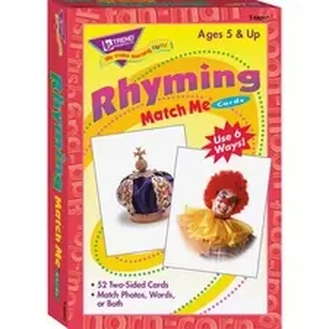 Trend Micro Trend Rhyming Words Match Me Flash Cards -
