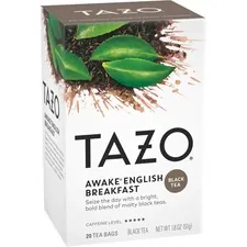 Unilever TZO 20070 Tazo Awake English Breakfast Tea Tea Bag - Caffeina