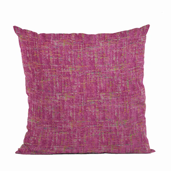 Plutus PBCF2154-2030-DP Fuchsia Cut Velvet Luxury Throw Pillow - 20