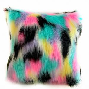 Plutus PBDT1601-P-2222-DP Exotic Animal Faux Fur Luxury Throw Pillow -