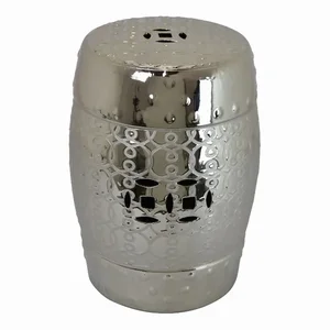 PBTH92805 | Plutus Brands Elegant Silver Porcelain Plant