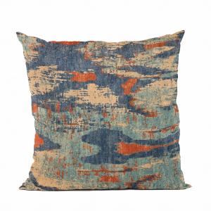 Plutus PBRA2479-2030-DP Plutus Blue Velvet Damask Luxury Throw Pillow 