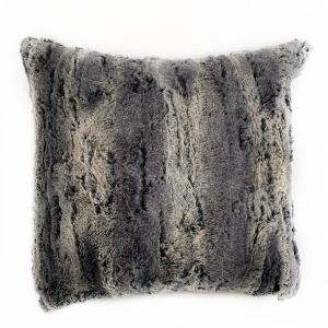 Plutus PBSF1517-P-2020-DP Plutus Blue Faux Fur Luxury Throw Pillow - 2