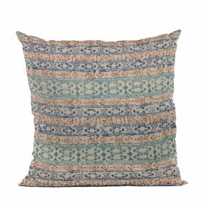 Plutus PBRA2495-2020-DP Plutus Blue Lined Stripe Luxury Throw Pillow