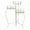 PBTH92397 | Plutus Brands Elegant White Metal Plant Stand