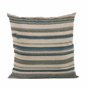 Plutus PBRA2532-2222-DP Plutus Blue Lanes Stripe Luxury Throw Pillow