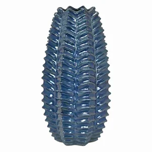 PBTH94093 | Plutus Brands Elegant Blue Porcelain Vase by