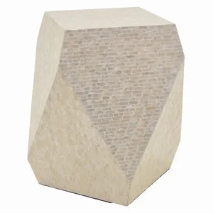 PBTH94141 | Plutus Brands Stylish White Wood Side Table