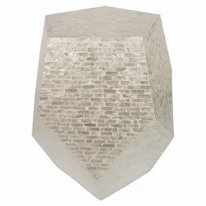 PBTH94143 | Plutus Brands Elegant White Wood Side Table