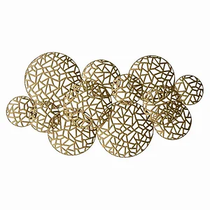 PBTH92175 | Plutus Brands Elegant Gold Metal Wall Décor by