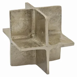 PBTH92213 | Plutus Brands Silver Metal Tabletop Decoration