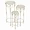 PBTH92428 | Plutus Brands Elegant White Metal Plant Stand