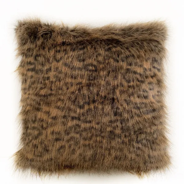 Plutus PBSF1513-P-2036-DP Plutus Brown Tawny Wildcat Animal Faux Fur L