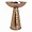 PBTH94324 | Plutus Brands Elegant Copper Metal Bird Bath by