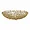 PBTH94271 | Plutus Brands Elegant Gold Pierced Metal Bowl
