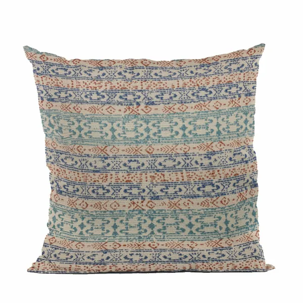 Plutus PBRA2495-2030-DP Plutus Blue Lined Stripe Luxury Throw Pillow