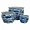 PBTH93766 | Plutus Brands Blue Porcelain Planter Set of