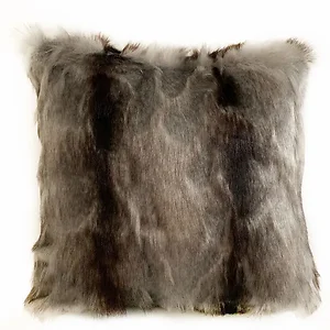 PBSF1419-P-2626-DP | Plutus Brands Luxury Grey Fox Faux Fur