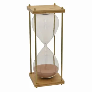 PBTH92690 | Plutus Brands Elegant Pink Glass Sand Timer