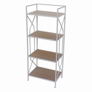 Plutus PBTH93913 Wood Metal Plant Stand In White Metal