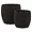 PBTH94777 | Plutus Brands Set of 2 Stylish Black Resin