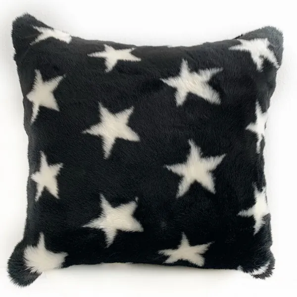 Plutus PBSF1507-P-2030-DP Plutus Black And White Stars Soft Animal Fau