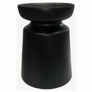 PBTH94800 | Plutus Brands Elegant Black Resin Planter Stand