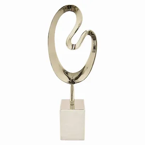 PBTH92366 | Plutus Brands Elegant Metal Sculpture with