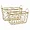 PBTH92236 | Plutus Brands Elegant Gold Metal Baskets - Set