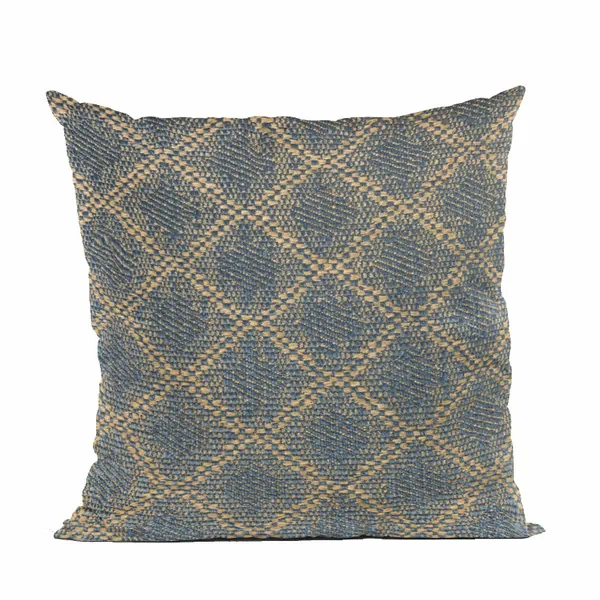 Plutus PBRA2489-2424-DP Plutus Blue Diamond Cut Diamond Luxury Throw P