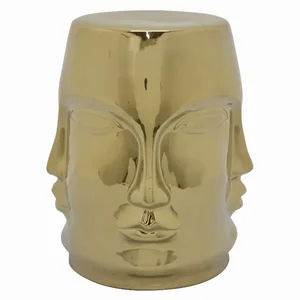 PBTH94381 | Plutus Brands Elegant Gold Porcelain Plant