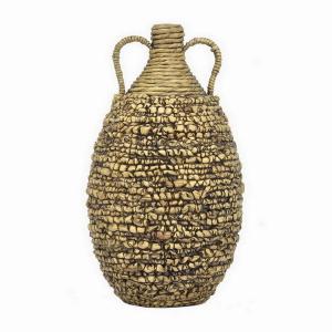 Plutus PBTH93101 Hyacinth Vase In Brown Natural Fiber