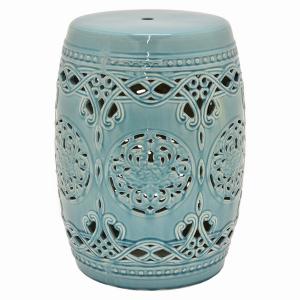 Plutus PBTH94578 Garden Plant Stand In Blue Porcelain